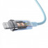Кабель Baseus Explorer Series Fast Charging Cable with Smart Temperature Control Type-C to iP 20W 1m Blue (CATS010203) (14741)