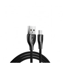 Кабель Remax Lesu Pro USB 2.0 to microUSB 2.1A 1M Черный (RC-160m-b) (2841)