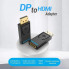 Адаптер Vention DP Male to HDMI Female Adapter Black (HBKB0) (HBKB0) (14941)