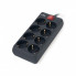 Сетевой фильтр питания REAL-EL REAL-EL RS-8 PROTECT, 3m, black (EL122300022) (15941)