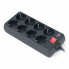 Сетевой фильтр питания REAL-EL REAL-EL RS-8 PROTECT, 3m, black (EL122300022) (15941)