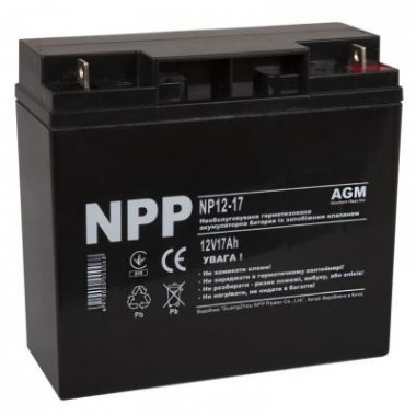 Батарея к ИБП NPP 12В 17 Ач (NP12-17) (19941)