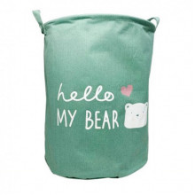 Корзина для игрушек и белья «Hello my bear» MGZ-1004(Green)