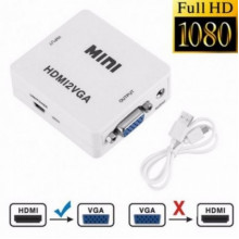 Адаптер HDMI to VGA (переходник, конвертер, 720p/1080p) переходник, конвертер (9151)