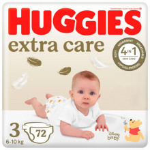 Подгузники Huggies Extra Care 3 (6-10 кг) 72шт (5029053578095) (7251) Подгузники Huggies Extra Care 3 (6-10 кг) 72шт (5029053578095) (7251)