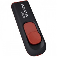Флеш-накопичувач ADATA USB 2.0 C008 32Gb Black/Red (AC008-32G-RKD) (21351)