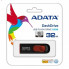 Флеш-накопичувач ADATA USB 2.0 C008 32Gb Black/Red (AC008-32G-RKD) (21351)