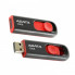 Флеш-накопичувач ADATA USB 2.0 C008 32Gb Black/Red (AC008-32G-RKD) (21351)