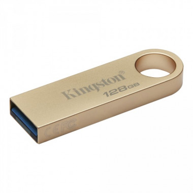 Флеш-накопичувач Kingston USB 3.2 SE9 G3 128GB 220MB/s Metal/Gold (DTSE9G3/128GB) (351)
