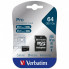 Карта памяти Verbatim 64GB microSDXC class 10 UHS-III PRO (47042) (18651)