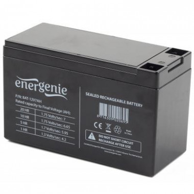 Батарея к ИБП EnerGenie 12В 7 Ач (BAT-12V7AH) (15751)