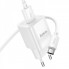 Мережевий зарядний пристрій з кабелем HOCO C145A Charm single port QC3.0 charger set(Type-C) White (6942007630238) (19851)