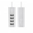 USB-хаб HOCO HB1 4USB Line machine Silver (6957531038146) (14951)