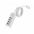USB-хаб HOCO HB1 4USB Line machine Silver (6957531038146) (14951)