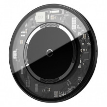 Беспроводное зарядное устройство Baseus Simple Magnetic Прозрачный (WXJK-E02) (18261)