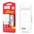 Мережевий зарядний пристрій з кабелем HOCO C72A Glorious single port charger set(Micro) 10.5W White (6931474713001) (461)