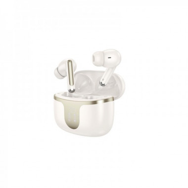 Бездротові навушники HOCO EQ10 Harmony true wireless BT headset Milky White (6942007618687) (8461)
