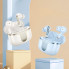 Бездротові навушники HOCO EQ10 Harmony true wireless BT headset Milky White (6942007618687) (8461)
