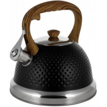 Чайник Kamille Whistling Kettle Black 2.7л з нержавіюча сталь зі свистком (1561)
