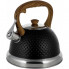 Чайник Kamille Whistling Kettle Black 2.7л з нержавіюча сталь зі свистком (1561)