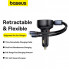 Автомобільний зарядний пристрій Baseus Enjoyment Pro Car Charger C+Retractable C & iP Cable 60W Cluster Black (C00057802111-00) (8561)