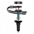Автомобільний зарядний пристрій Baseus Enjoyment Pro Car Charger C+Retractable C & iP Cable 60W Cluster Black (C00057802111-00) (8561)