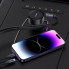 Автомобільний зарядний пристрій Baseus Enjoyment Pro Car Charger C+Retractable C & iP Cable 60W Cluster Black (C00057802111-00) (8561)