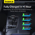 Автомобільний зарядний пристрій Baseus Enjoyment Pro Car Charger C+Retractable C & iP Cable 60W Cluster Black (C00057802111-00) (8561)