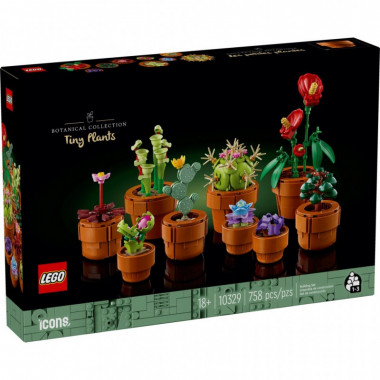 Конструктор LEGO Icons Миниатюрные растения 758 деталей (10329) (11861)
