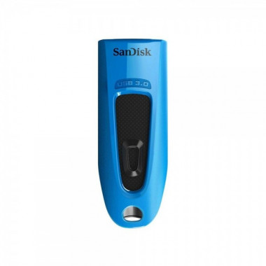 Флеш-накопичувач SanDisk USB 3.0 Ultra 64Gb (130Mb/s) Blue (SDCZ48-064G-U46B) (18861)