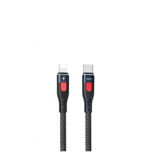 Кабель Remax Lesu Pro Aluminum Alloy Type-C to Lightning PD 20W 1M Черный (RC-188i) (2861)