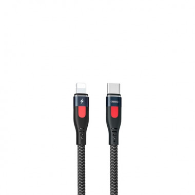 Кабель Remax Lesu Pro Aluminum Alloy Type-C to Lightning PD 20W 1M Черный (RC-188i) (2861)