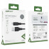 Кабель ACEFAST C3-09 USB to Micro 2,4A, 1.2m, TPE, TPE connectors, Black (6974316280880) (14961)
