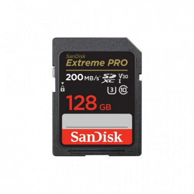 Карта памяти SanDisk 128GB SD class 10 UHS-I U3 V30 Extreme (SDSDXXD-128G-GN4IN) (17071)