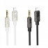 Аудіокабель BOROFONE BL22 iP to 3.5mm male, nylon braid, 1m, Black (6941991117749) (15271)