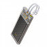 Зовнішній акумулятор HOCO J104 Discovery edition 22.5W fully compatible power bank with cable(10000mAh) Gray (6931474788955) (17271)