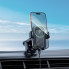Автотримач для телефона з БЗП BOROFONE BH223 Follower push-type wireless fast charging car holder(center console) (6941991121319) (17471)