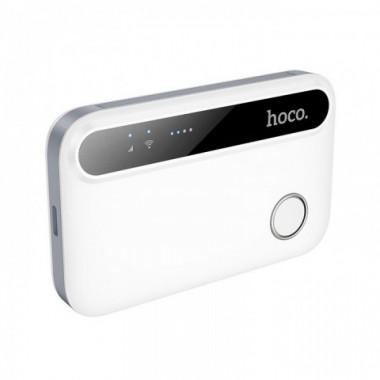 Портативный роутер 4G Wi-Fi модем HOCO HI41 (3G, 4G, Wi-Fi 6, 2100mAh, 150Mbps, 3h) (22471)