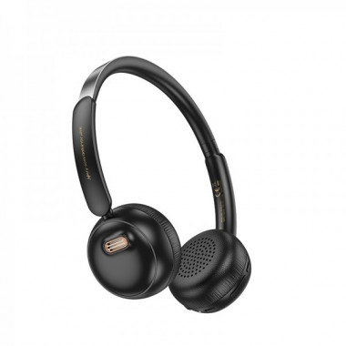 Бездротові накладні навушники HOCO W62 Verso retro BT headphones Black (6942007648127) (8471)