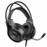 Игровые наушники с микрофоном HOCO W106 Tiger Gaming Headset проводные, с оголовьем Черные (18671)