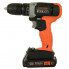 Дрель-шуруповерт аккумуляторная BLACK+DECKER BCD001C1 (8671)
