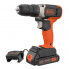 Дрель-шуруповерт аккумуляторная BLACK+DECKER BCD001C1 (8671)