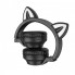 Бездротові накладні навушники BOROFONE BO18 Cat ear BT headphones Black (6974443384949) (18871)