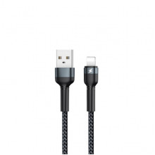 Кабель Remax Jany USB 2.0 to Lightning 2.4A 1M Черный (RC-124i) (2871)