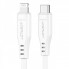 Кабель ACEFAST C3-01 Type-C to iP 3A, 30W, TPE, TPE connectors, White (6974316280811) (14971)