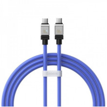 Кабель Baseus CoolPlay Series Fast Charging Cable Type-C to Type-C 100W 1m  Blue (CAKW000203) (15081)