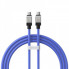 Кабель Baseus CoolPlay Series Fast Charging Cable Type-C to Type-C 100W 1m  Blue (CAKW000203) (15081)