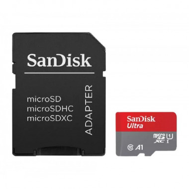 Карта пам'яті microSDXC (UHS-1) SanDisk Ultra A1 1TB class 10 (R150MB/s) (adapter SD) (SDSQUAC-1T00-GN6MA) (11281)