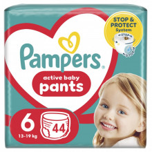 Подгузники Pampers трусики Pants Giant Розмір 6 (14-19 кг) 44 шт (8006540069356) (7281)