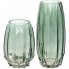 Ваза декоративна Ancient Glass "Грейс" 30х13см, скло, зелений (20381)